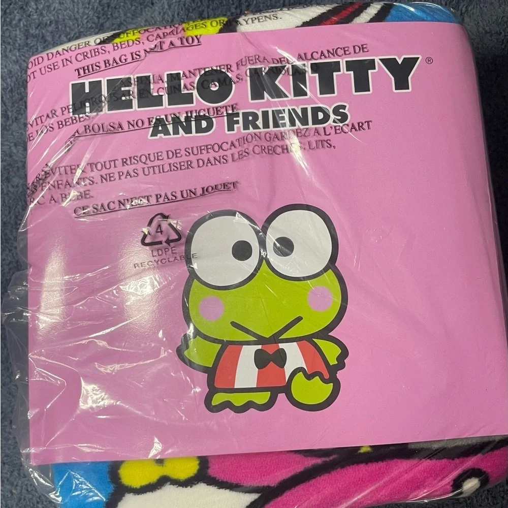 Hello Kitty And Friends Allover Print Throw Blanket